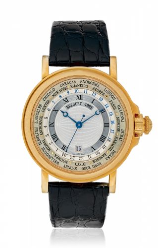 BREGUET, "MARINE HORA MUNDI" WORLDTIME WRISTWATCH, REF. 3700
