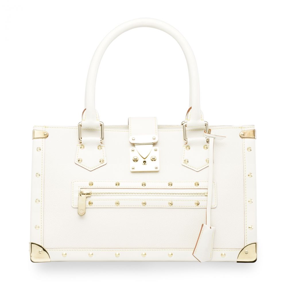 A WHITE CHÈVRE LEATHER LE FABULEUX WITH GOLD HARDWARE LOUIS VUITTON, 2003