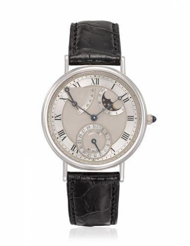 BREGUET, CALENDER WRISTWATCH WITH POWER RESERVE, REF. BA 3130