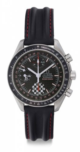 OMEGA. MICHAEL SCHUMACHER SPEEDMASTER AUTOMATIC, REF. 3529.50.00