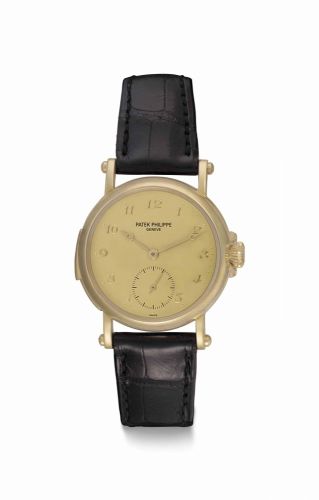 Patek Philippe. A Fine, Rare and Important Limited Edition 18k Gold Automatic Minute Repeating Wristwatch with Breguet Numerals