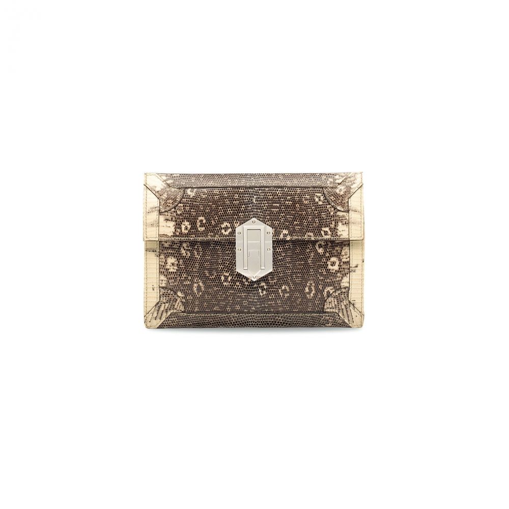 A RARE, SHINY OMBRÉ SALVATOR LIZARD FLÈCHE D'OR WITH PALLADIUM HARDWARE HERMÈS, 2017