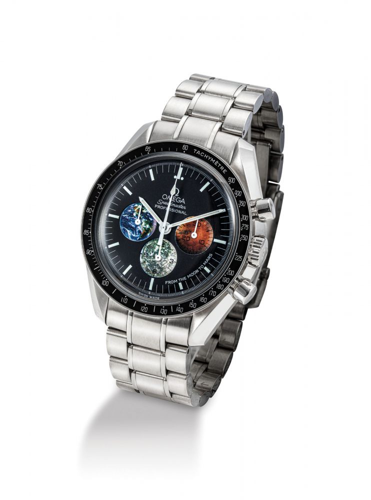 OMEGA. A FINE STAINLESS STEEL CHRONOGRAPH WRISTWATCH WITH BRACELET