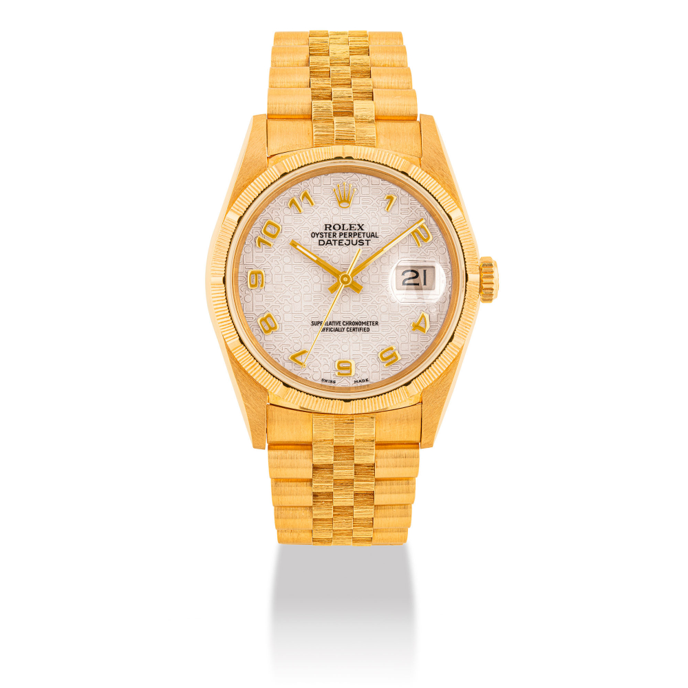 ROLEX, GOLD DATEJUST REF. 16248 -