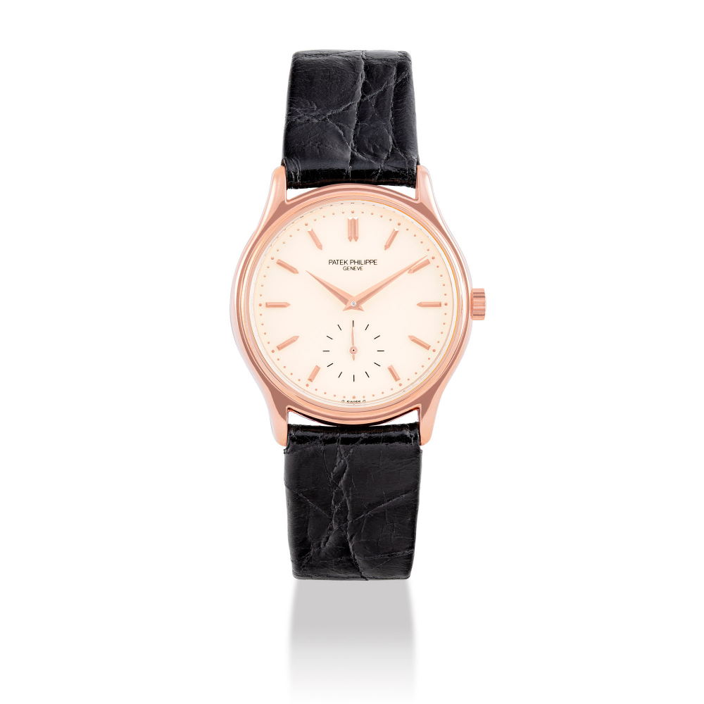 PATEK PHILIPPE, CALATRAVA, PINK GOLD, REF. 3923 -
