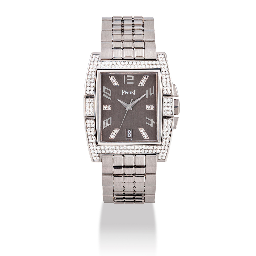 PIAGET, UPSTREAM, WHITE GOLD AND DIAMOND-SET -