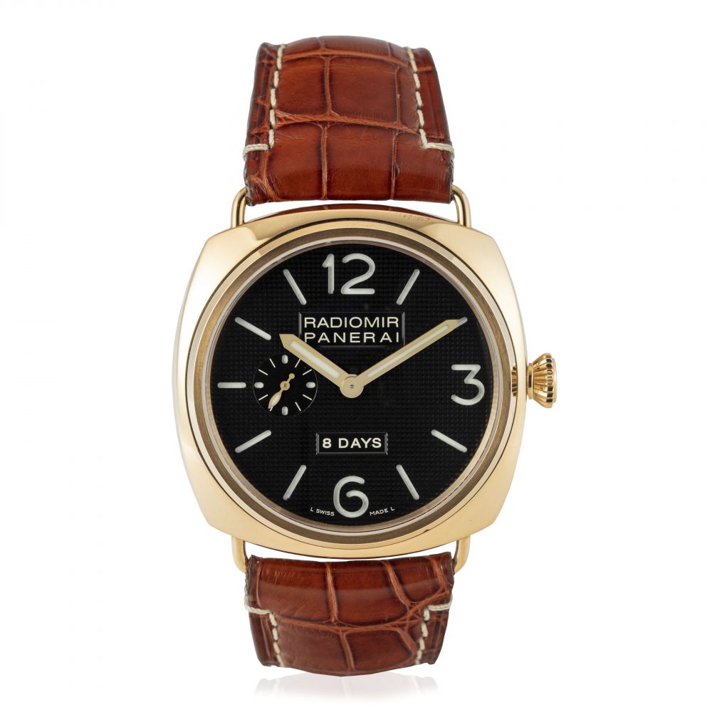 PANERAI, PINK GOLD RADIOMIR 8 DAYS, PAM00197 - PROPERTY FROM AN IMPORTANT PRIVATE ASIAN COLLECTION PART 2