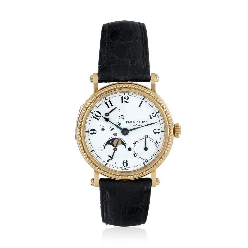 PATEK PHILIPPE, GOLD OFFICER STYLE, REF. 5015J - PROPERTY FROM AN IMPORTANT PRIVATE ASIAN COLLECTION PART 2