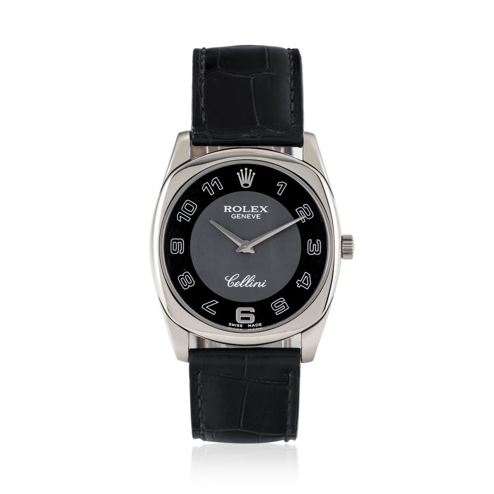 ROLEX, WHITE GOLD CELLINI, REF. 4233 -