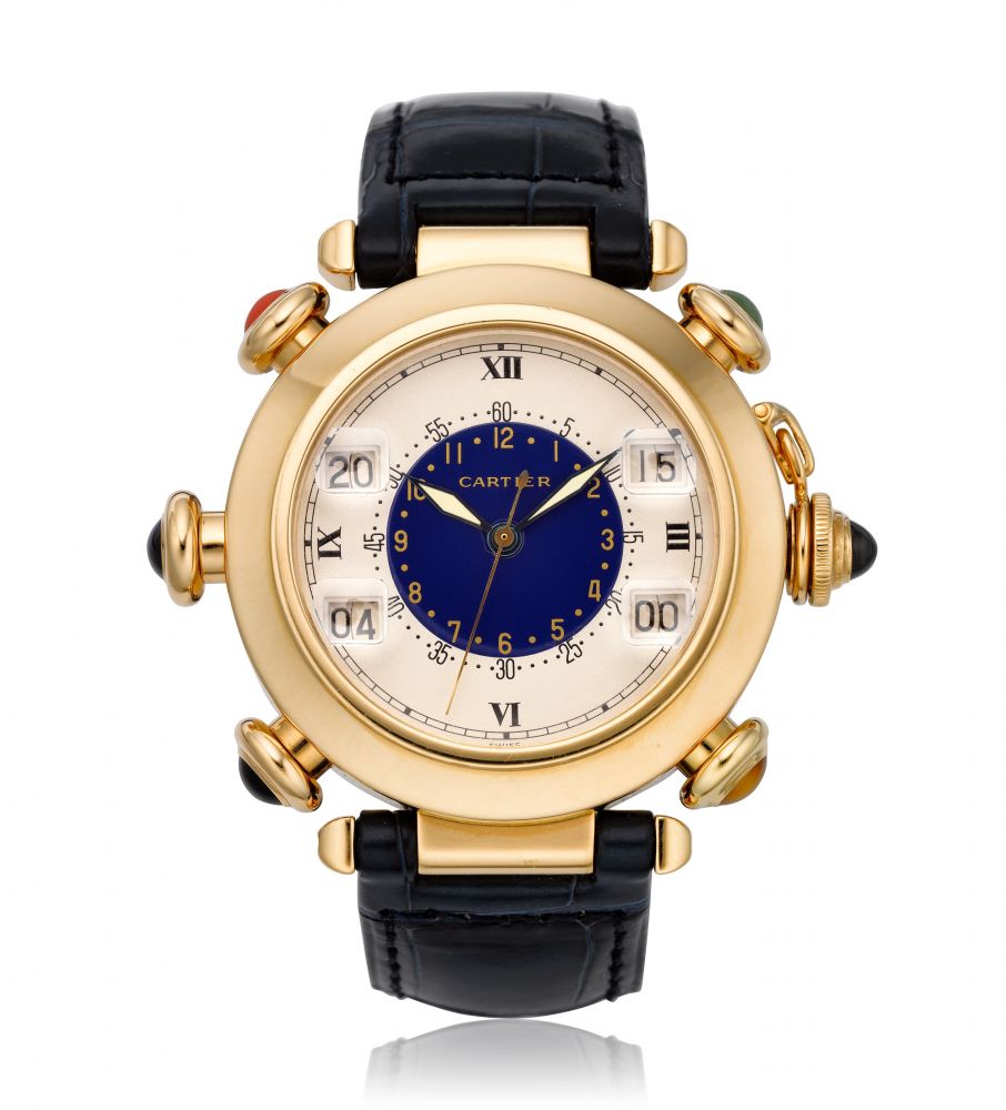 CARTIER, PASHA GOLF, 18K GOLD, REF. 30010 -