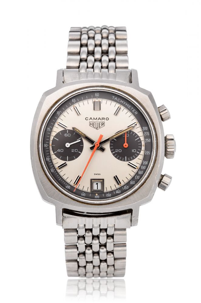 HEUER, CAMARO, “EXOTIC DIAL”, REF. 73443 -