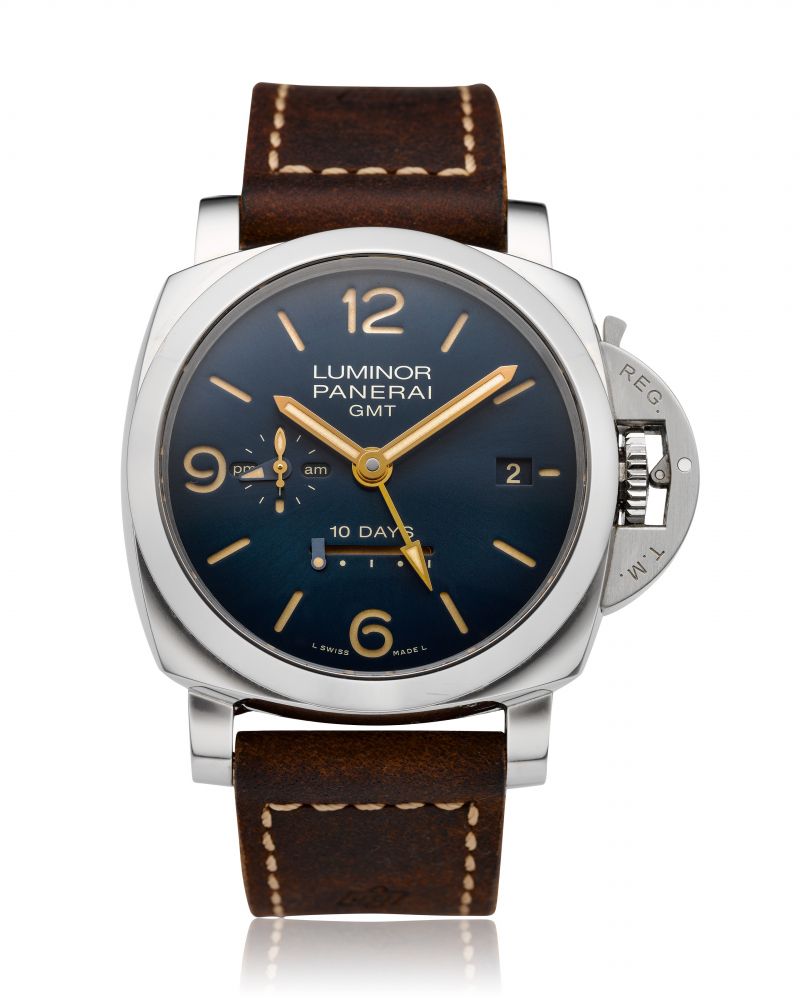 PANERAI, LUMINOR 1950 10 DAYS GMT ACCIAIO BOUTIQUE, PAM00689 -