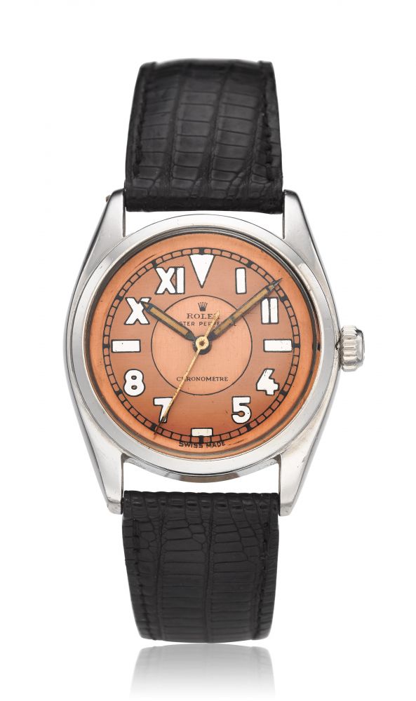 ROLEX, “BUBBLE BACK” OYSTER PERPETUAL, REF. 4392 -