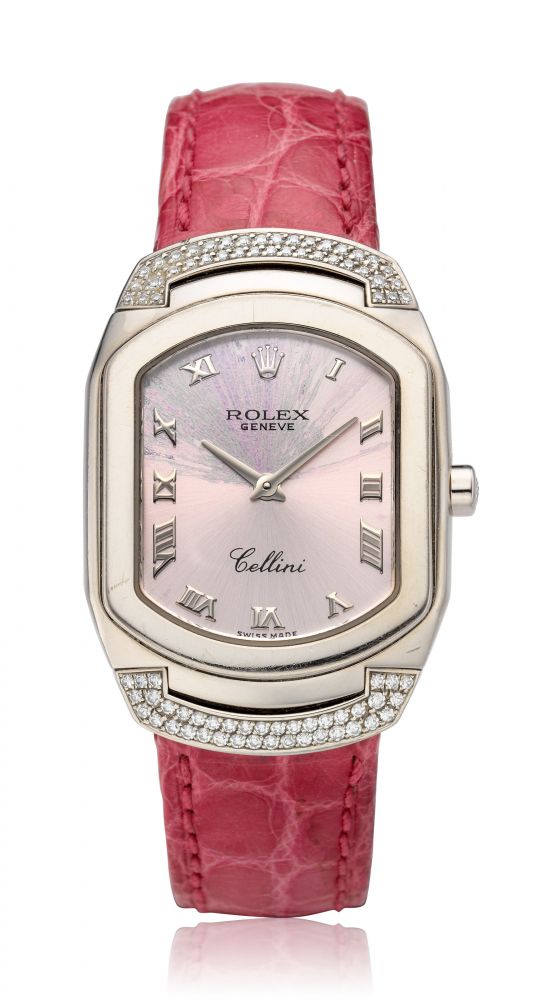ROLEX, LADIES' 18K AND DIAMOND CELLINI, REF. 6692 -