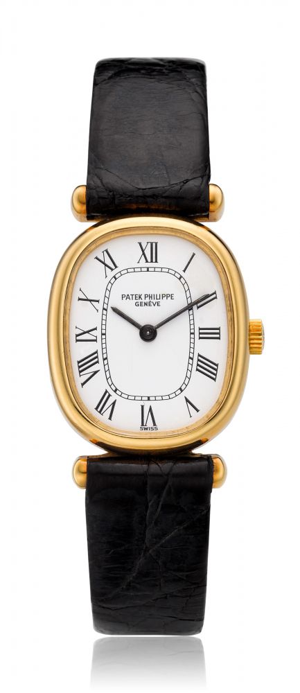 PATEK PHILIPPE, LADIES' 18K ELLIPSE, REF. 4464 -