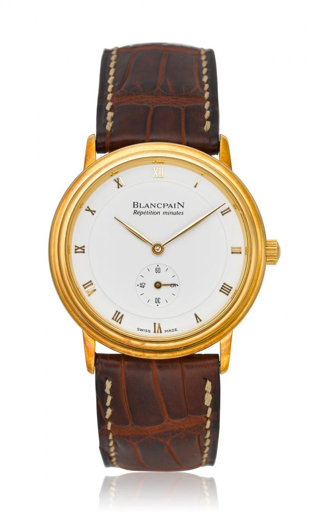 BLANCPAIN, 18K VILLERET MINUTE REPEATER -