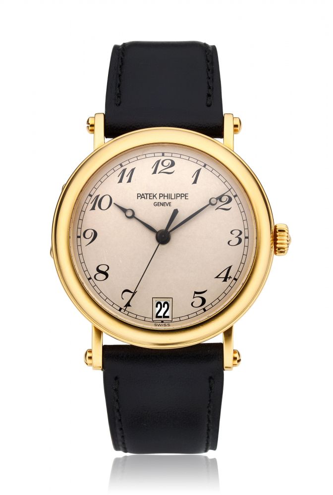 PATEK PHILIPPE, 18K OFFICER’S CASE BACK, REF. 5053 -