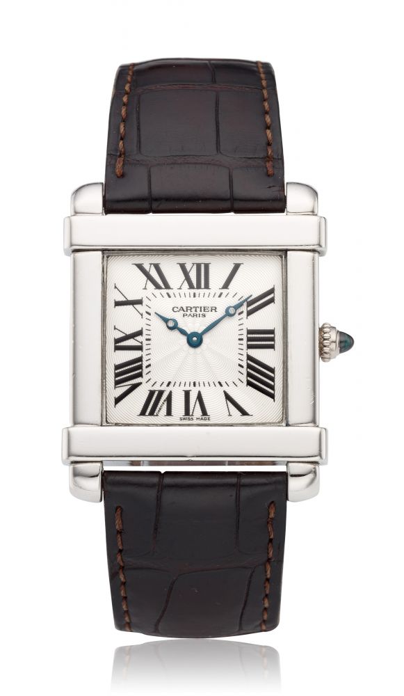 CARTIER, TANK CHINOISE, PLATINUM, REF. 2685 H -