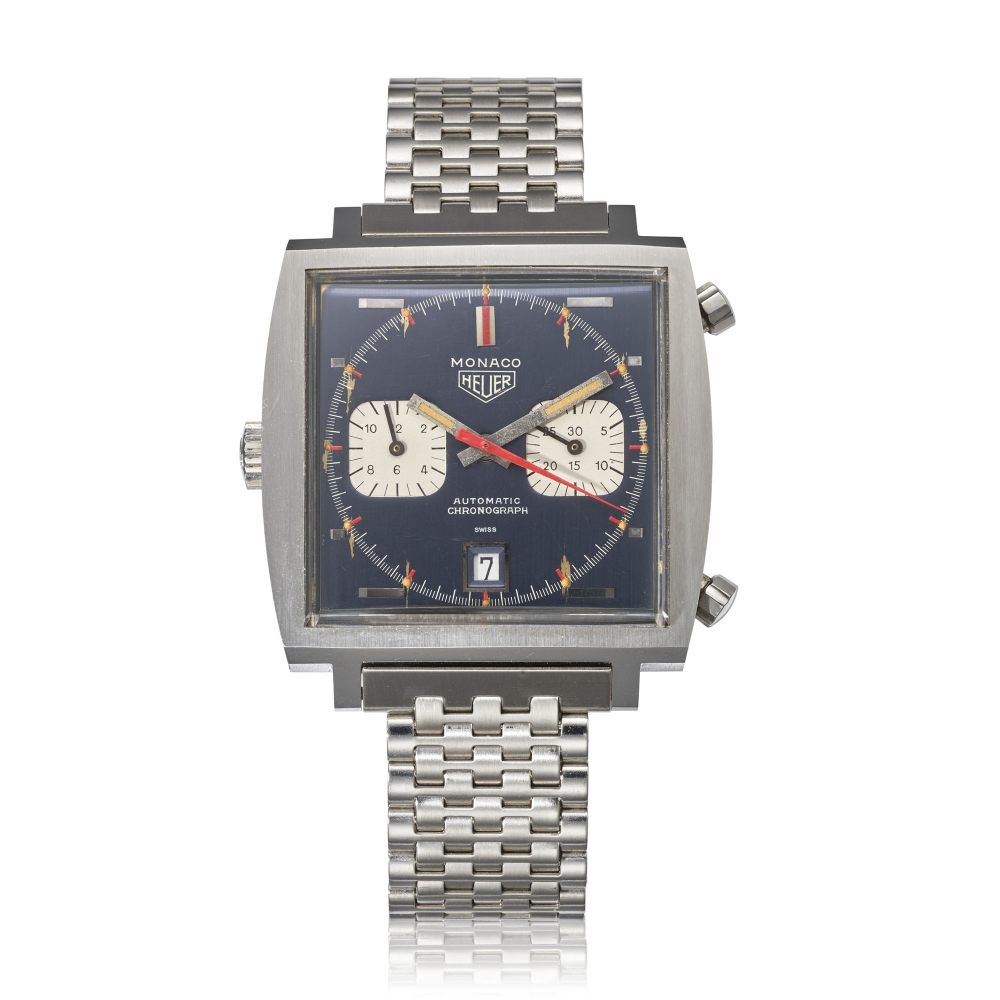 HEUER, STEEL 'MONACO', REF. 1133B -