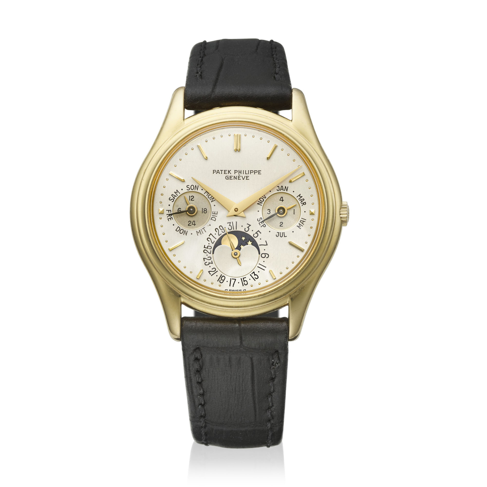 PATEK PHILIPPE, YELLOW GOLD PERPETUAL CALENDAR, REF. 3941 -