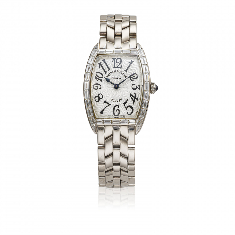 FRANCK MULLER, WHITE GOLD CINTREE CURVEX, REF. 1752 QZ -