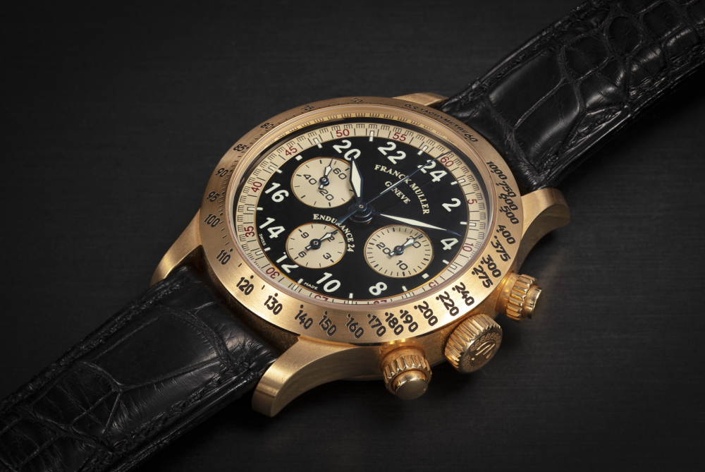 FRANCK MULLER, ENDURANCE 24 CHRONOGRAPH, A GOLD LIMITED EDITION AUTOMATIC WRISTWATCH - CASE
