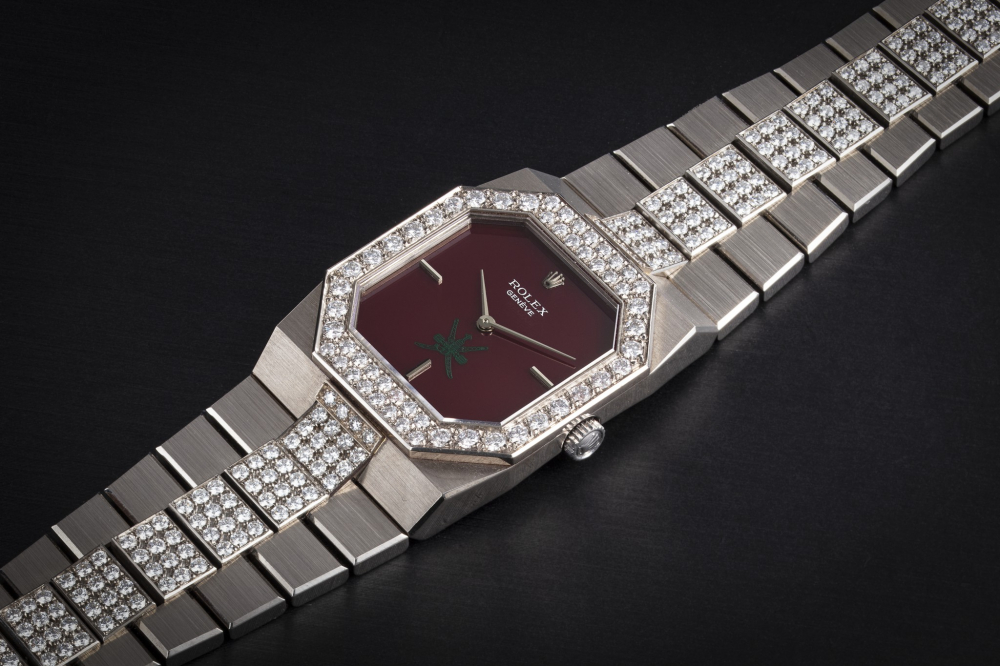 ROLEX, CELLINI REF. 4652, A GOLD AND DIAMOND-SET WRISTWATCH MADE FOR THE SULTANATE OF OMAN - CASE