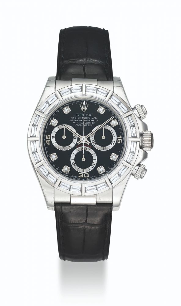 ROLEX, WHITE GOLD AND DIAMONDS DAYTONA, REF. 116589 - CASE NO. K580578