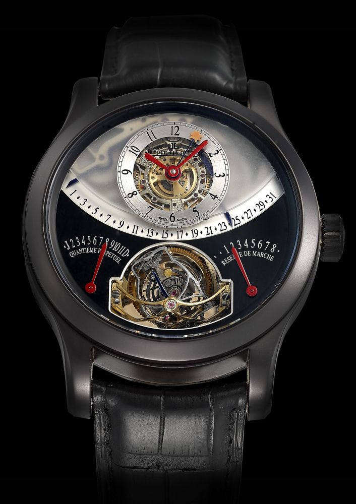 JAEGER-LECOULTRE, LIMITED EDITION PLATINUM AND BLACK PVD GYROTOURBILLON 1, NO. 2/5 - CASE NO. 2'709'104