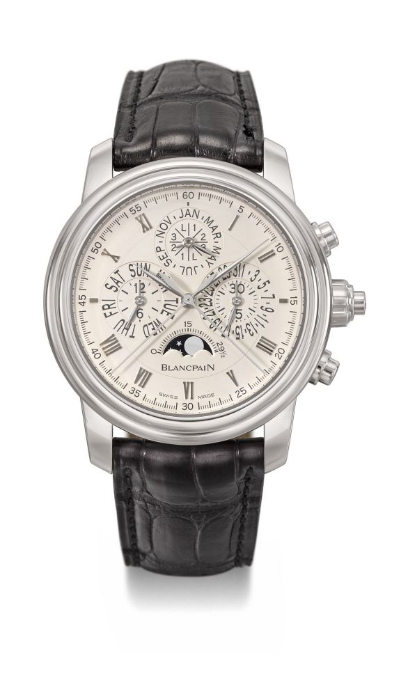 BLANCPAIN, PLATINUM LIMITED EDITION PERPETUAL CALENDAR FLYBACK SPLIT SECONDS CHRONOGRAPH WRISTWATCH, REF. 4286P 3442 55B - NO. 48/100