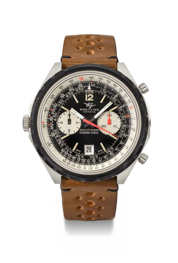 BREITLING, STAINLESS STEEL NAVITIMER CHRONO-MATIC CHRONOGRAPH WRISTWATCH, REF. 1806 - CASE NO. 1’253’379