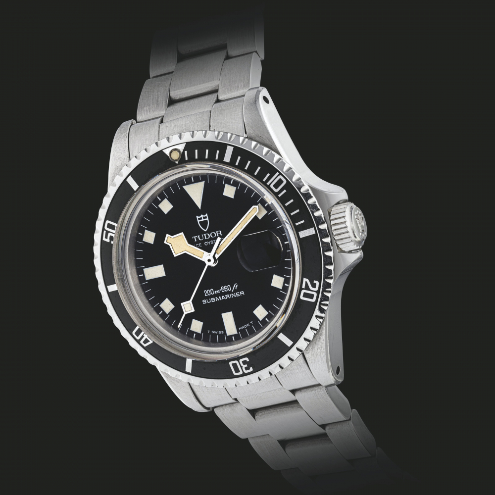 TUDOR. A STAINLESS STEEL AUTOMATIC WRISTWATCH WITH SWEEP CENTRE SECONDS, DATE AND BRACELET
