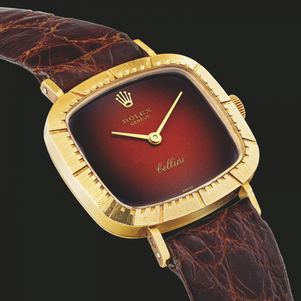 ROLEX. AN 18K GOLD WRISTWATCH