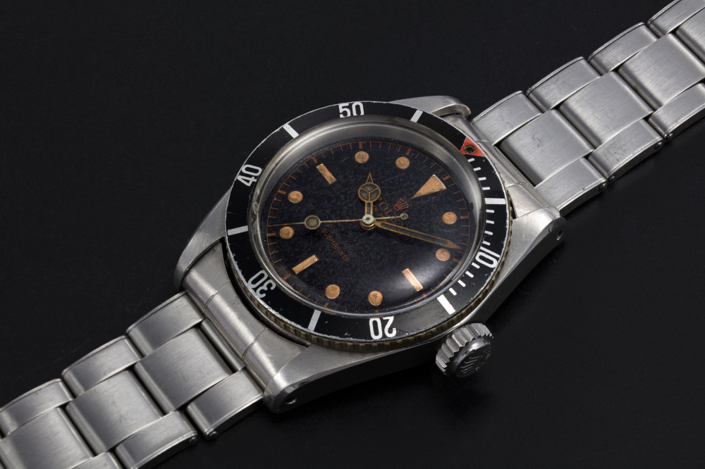 ROLEX, A STEEL OYSTER PERPETUAL SUBMARINER “BIG CROWN”, REF. 5510 - CASE