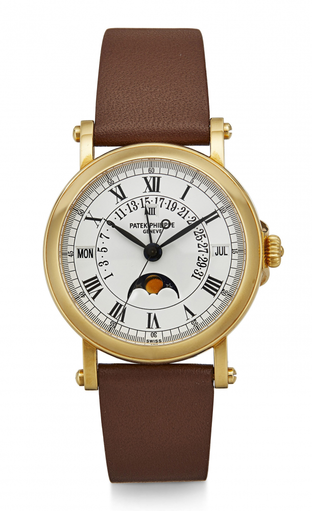 PATEK PHILIPPE, PERPETUAL CALENDAR, 18K YELLOW GOLD, REF. 5059J -