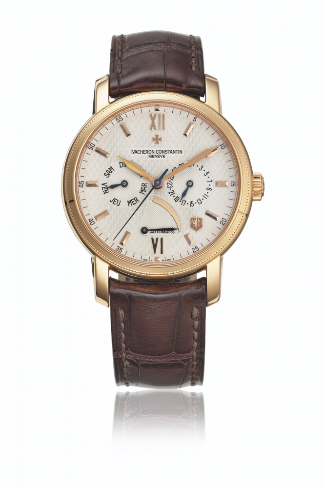 VACHERON CONSTANTIN. A RARE 18K PINK GOLD LIMITED EDITION AUTOMATIC WRISTWATCH WITH SWEEP CENTRE SECONDS, DAY, DATE AND POWER RESERVE