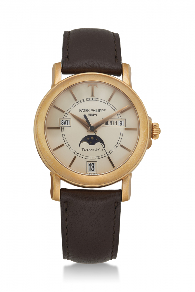 PATEK PHILIPPE, PINK GOLD LIMITED EDITION OF 150 PIECES, REF. 5150R RETAILED BY TIFFANY CO. -