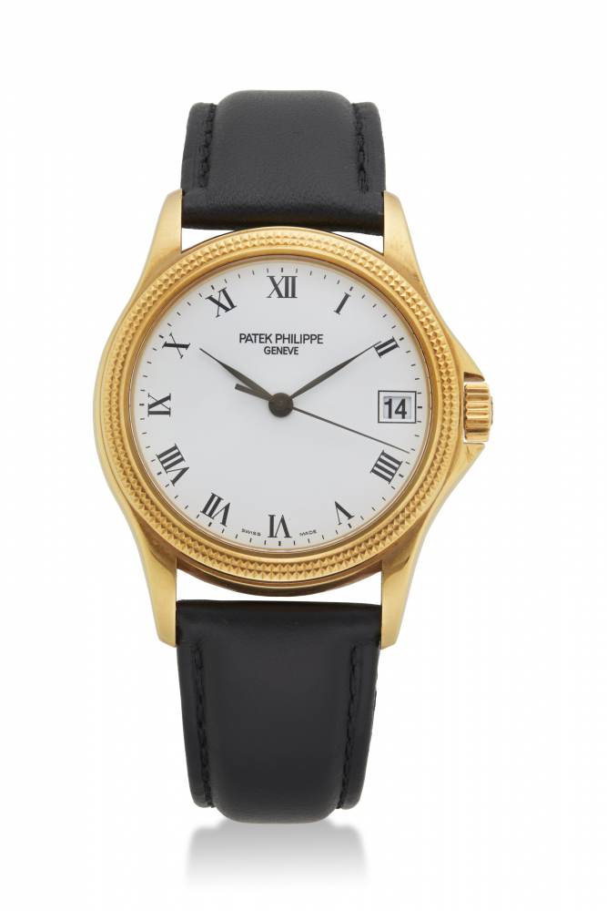 PATEK PHILIPPE, YELLOW GOLD CALATRAVA, REF. 5117J -