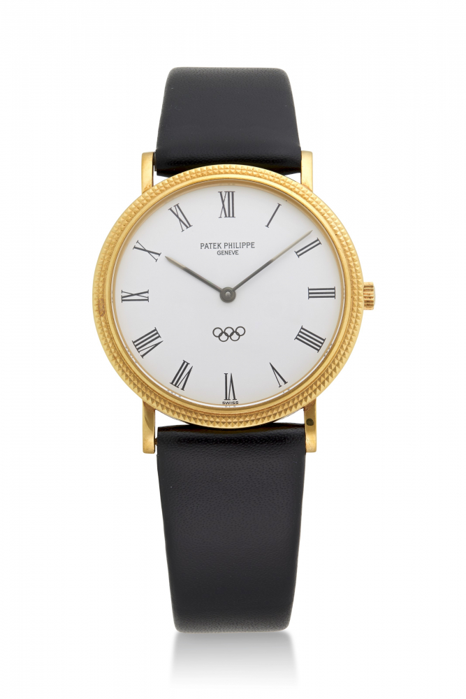 PATEK PHILIPPE, YELLOW GOLD CALATRAVA, REF. 3954J -