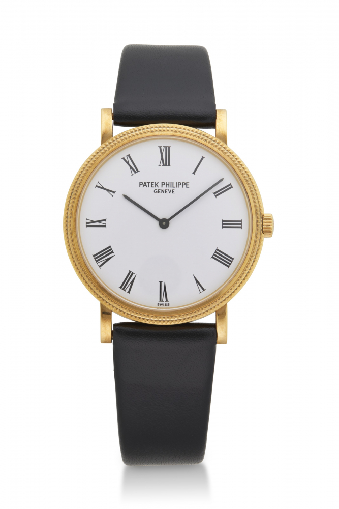PATEK PHILIPPE, YELLOW GOLD CALATRAVA, REF. 5117J -