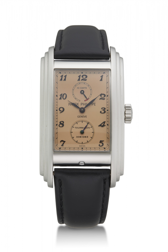 PATEK PHILIPPE, PLATINUM 10 DAY TOURBILLON, REF. 5101P -