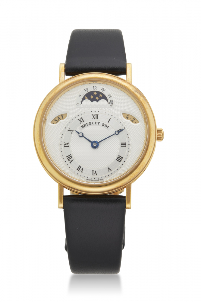 BREGUET, YELLOW GOLD WITH DAY, DATE AND MOON PHASES, REF. 3330 -
