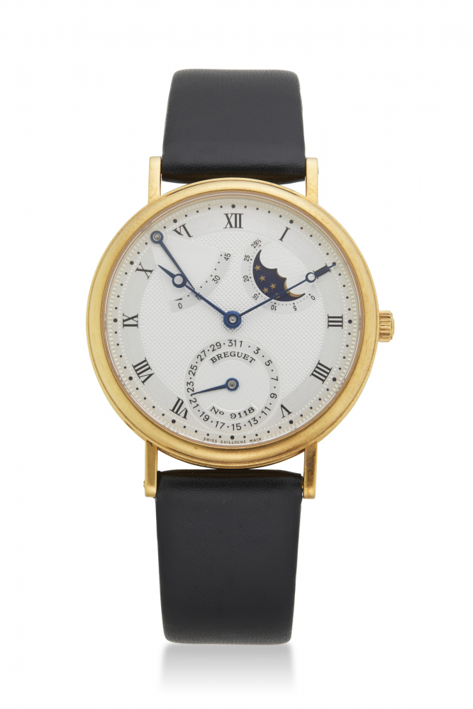 BREGUET, YELLOW GOLD WITH MOON PHASES, REF. 3130 -