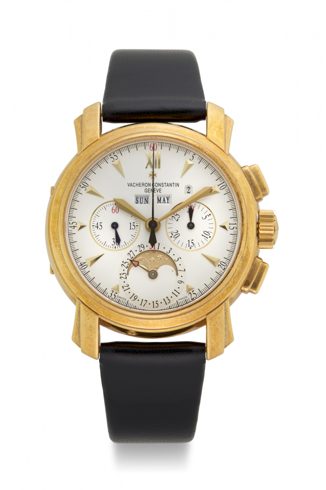 VACHERON CONSTANTIN, YELLOW GOLD MALTE PERPETUAL CALENDAR CHRONOGRAPH, REF. 47112 -