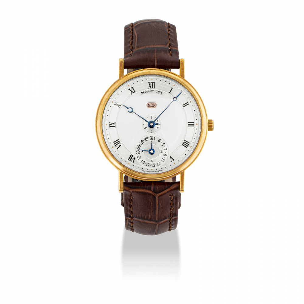 BREGUET, GOLD WITH PERPETUAL CALENDAR, REF. 7707 -