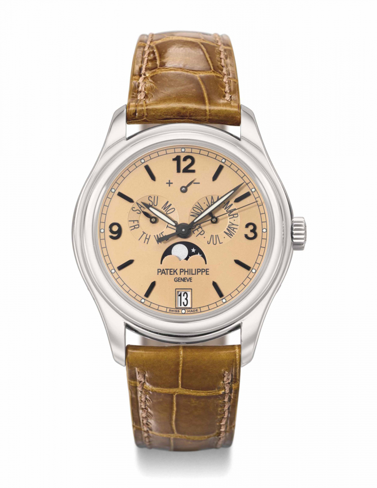 PATEK PHILIPPE, ANNUAL CALENDAR, ADVANCED RESEARCH, PLATINUM, REF. 5450P-001, SINGLE SEALED -