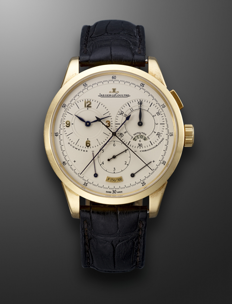 JAEGER-LECOULTRE, LIMITED EDITION YELLOW GOLD DUOMETRE A CHRONOGRAPHE, REF. Q6011420, NB. 156/300" -