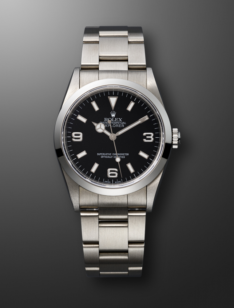 ROLEX, STAINLESS STEEL EXPLORER, REF. 14270" -