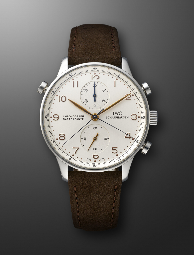 IWC, STAINLESS STEEL SPLIT-SECONDS CHRONOGRAPH 'PORTUGUESE', REF. 3712" -