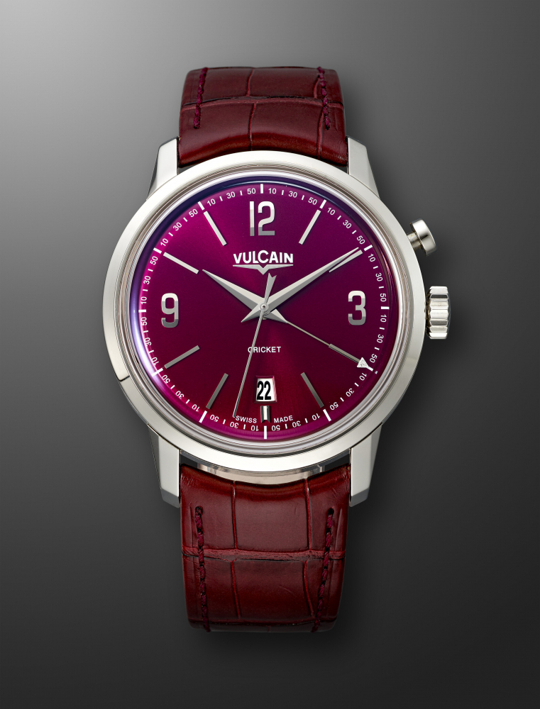 VULCAIN, STAINLESS STEEL ALARM '50s PRESIDENTS 'CRICKET', REF. 1X0X51" -